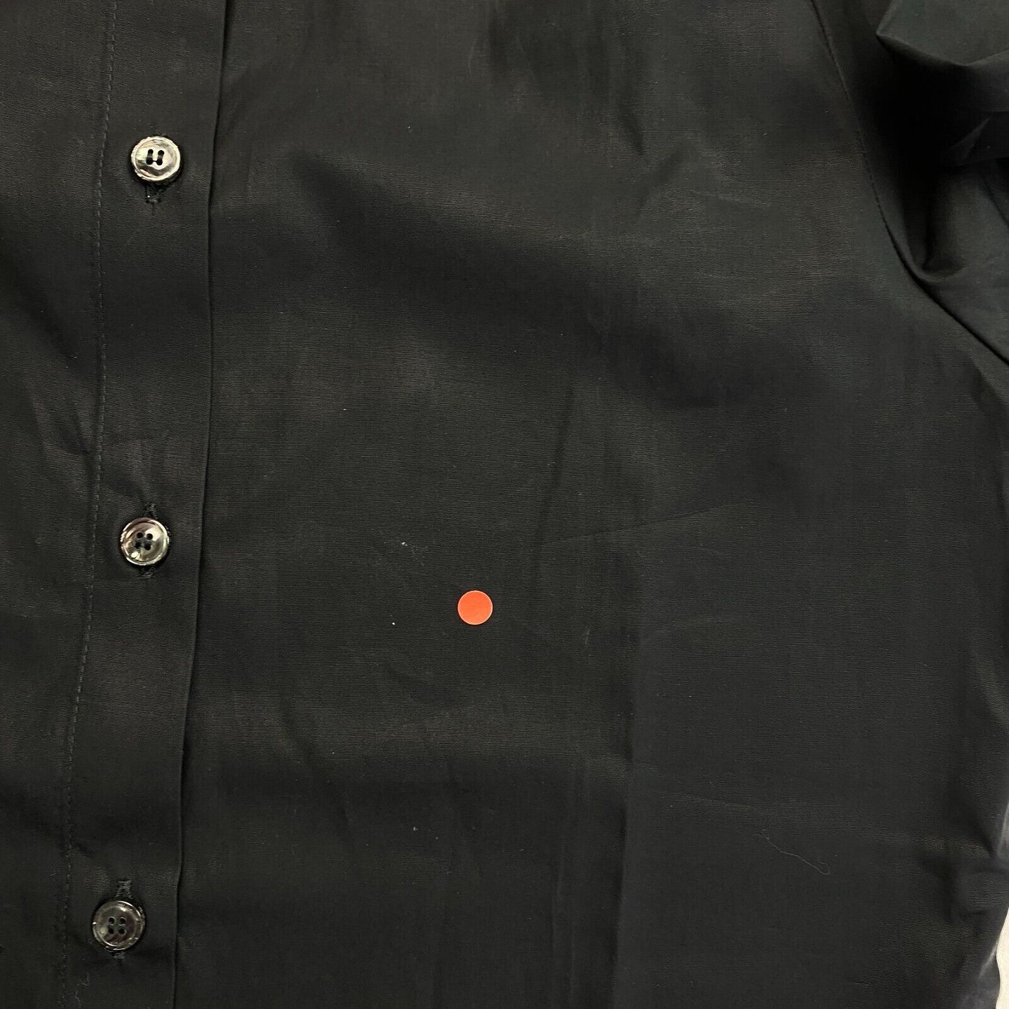 DIESEL Black Poplin With Tonal D Embroidery Shirt Size EU 38 UK 10 US 8