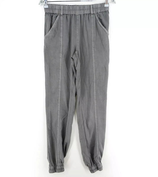 BON`A PARTE Women Grey Jogger Pants Trousers Size S