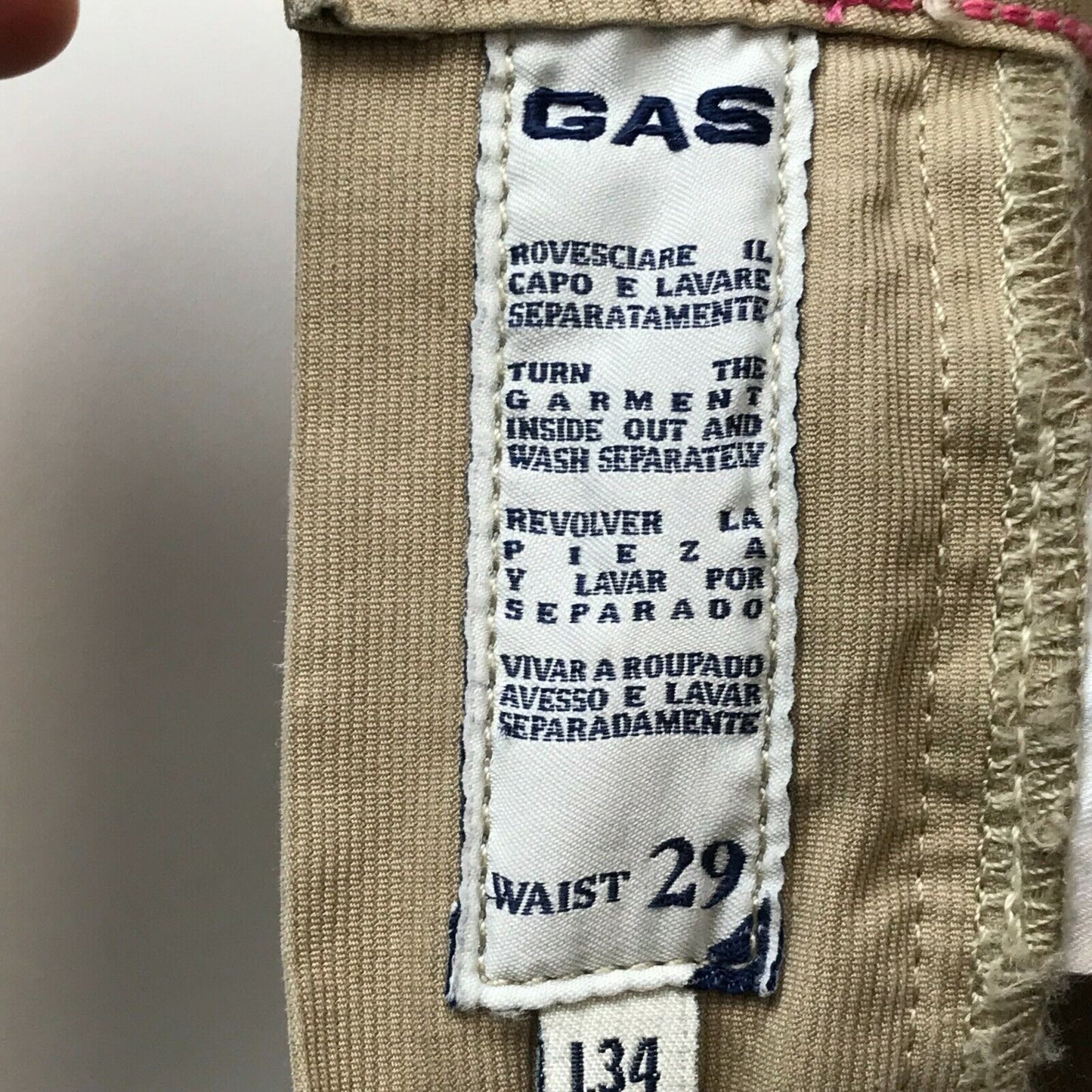 GAS MORRIS Damen Jeans in normaler Straight-Fit-Passform, Braun, Größe W29 L34