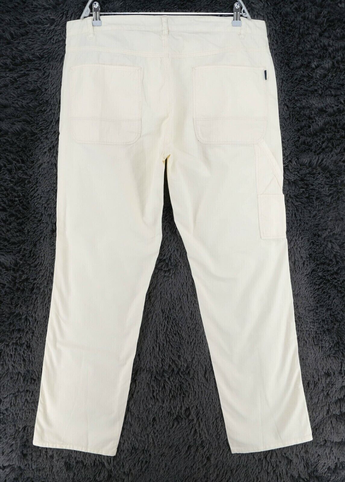 GANT Beige Worn In Naval Chino Loose Straight Fit Pants Trousers Size W30