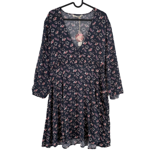 ODD MOLLY Dark Grey Cosmic Moments Long Sleeves Dress Size 3 / L