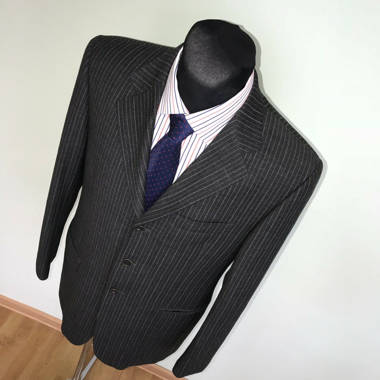 Maurizio Baldassari Grey Italian Wool Blazer Jacket Size EUR 50 US/UK 40