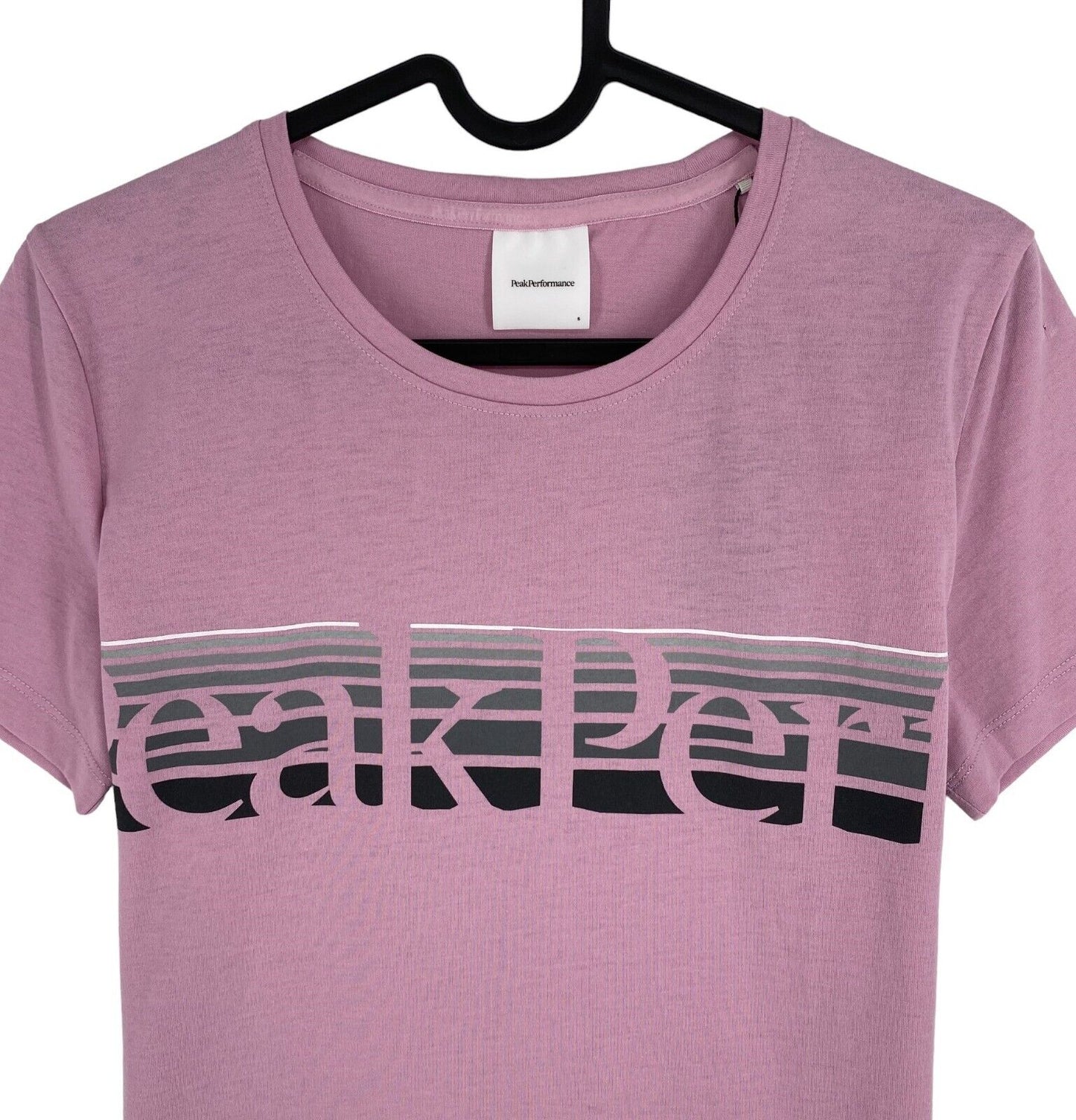 Peak Performance Women Pink Explore  SS Crew Neck T Shirt Size S