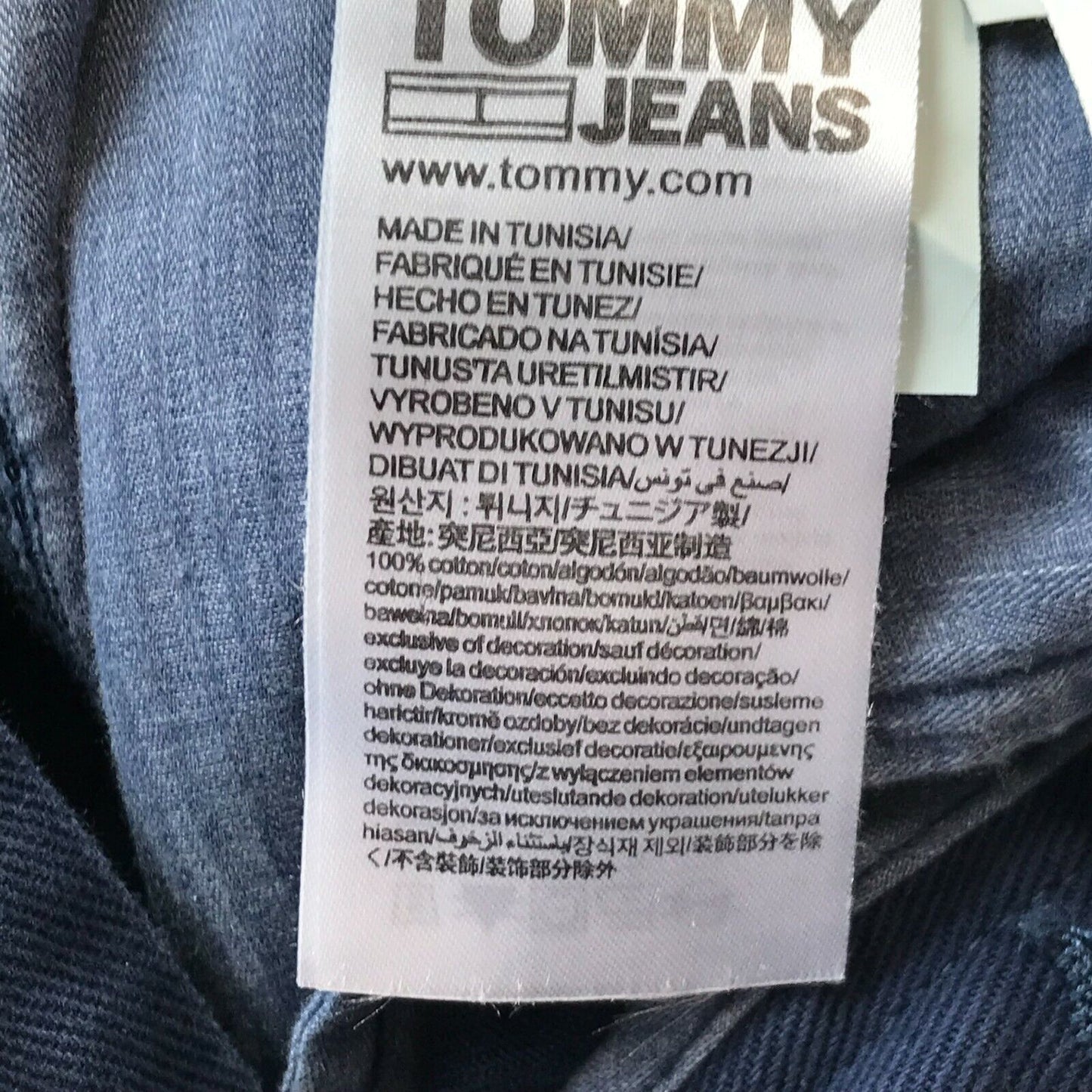 Tommy Hilfiger Damen Jeans mit weiter Passform und verkürzter Länge, Dunkelblau, Größe W28