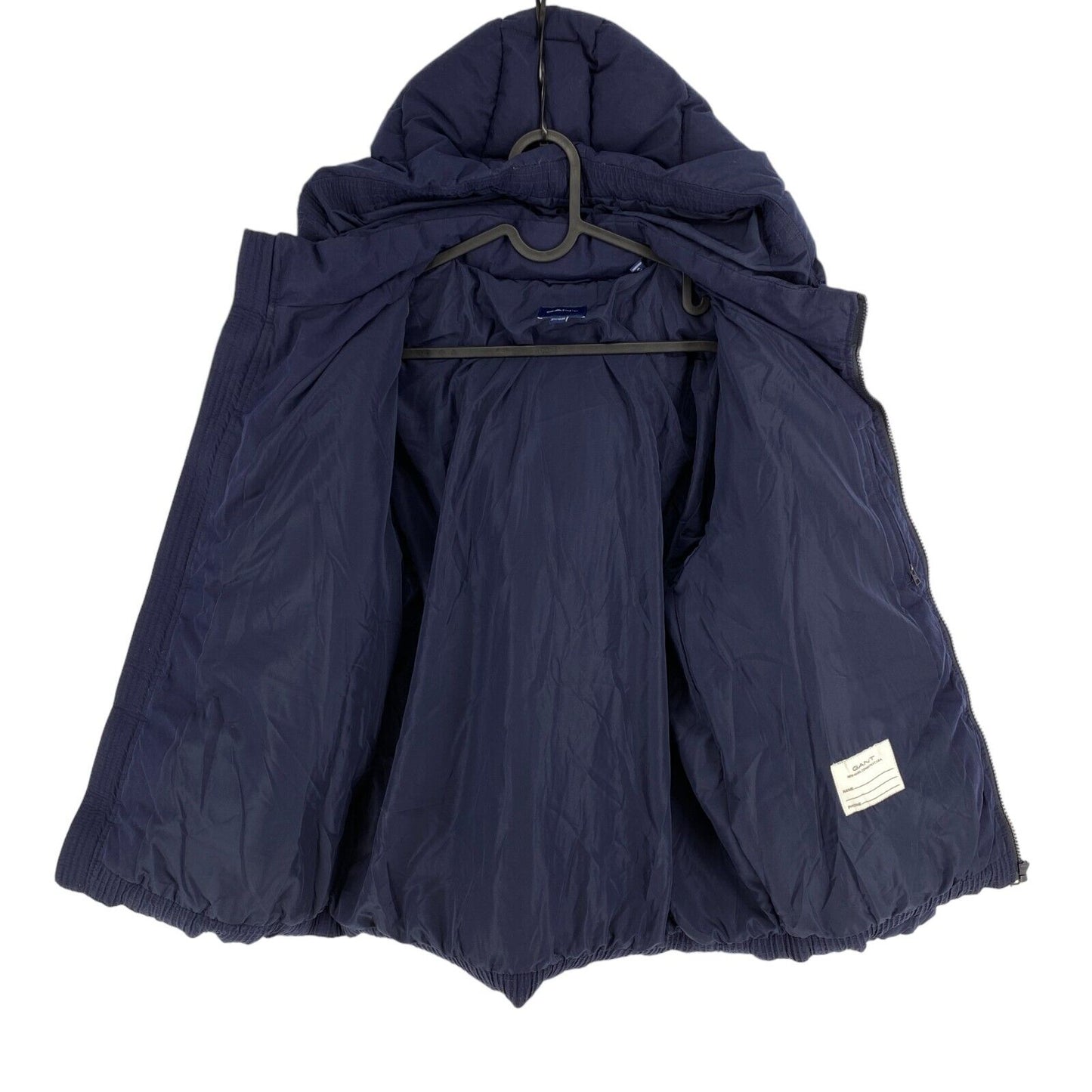 GANT Boys Navy Blu Retro Shield Padded Hooded Coat Size 13-14 Years 158/164 cm