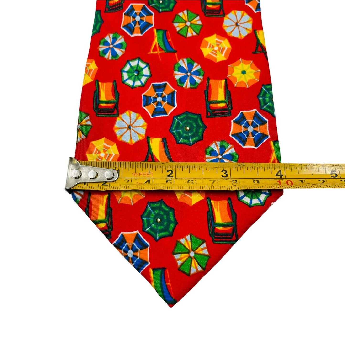 GANT Vintage Red Ornamented 100% Silk Hand Made Tie