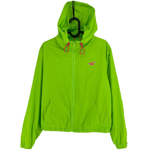 HOLLISTER Neon Green Hooded Jacket Size L