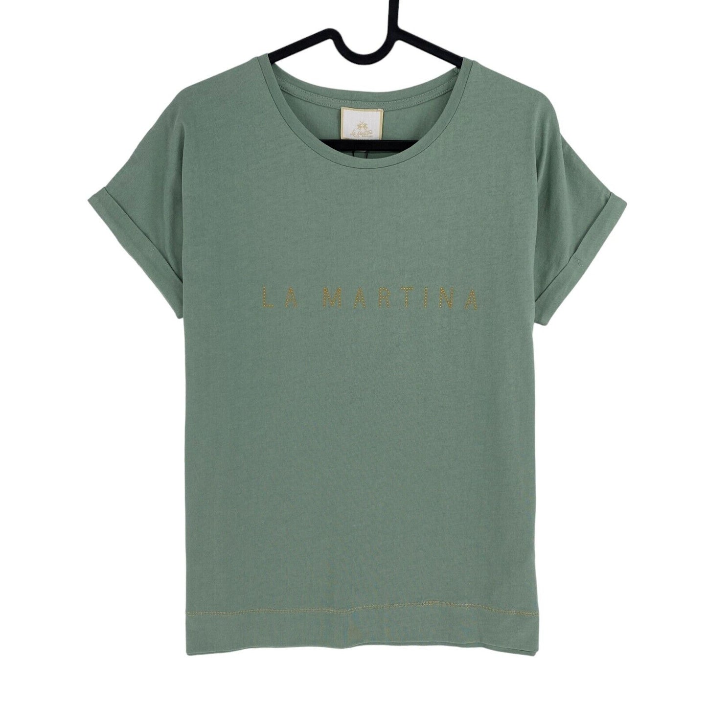 LA MARTINA Green Crew Neck T Shirt Size 1 / XS