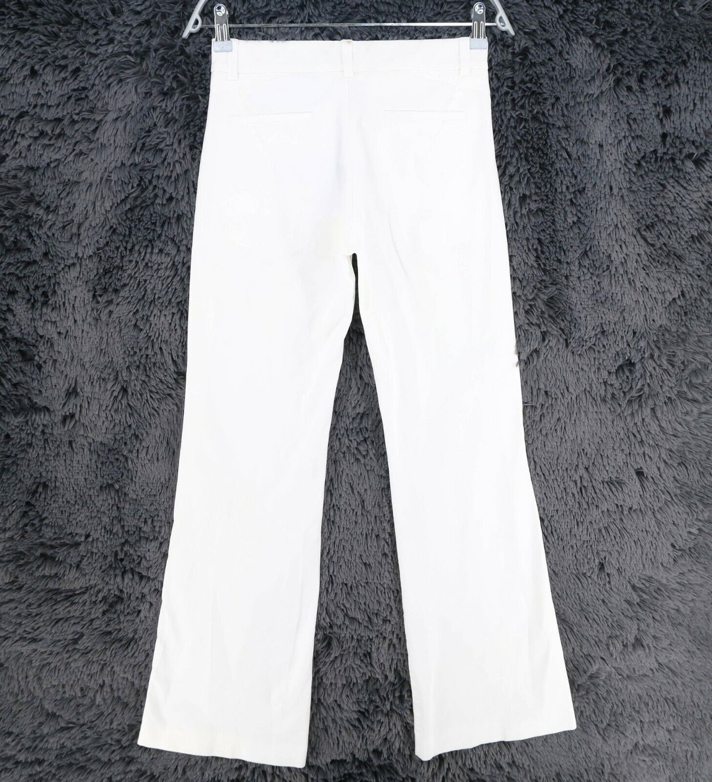 STEFANEL White Flare Pants Trousers Size EU 32 UK 2 US 0