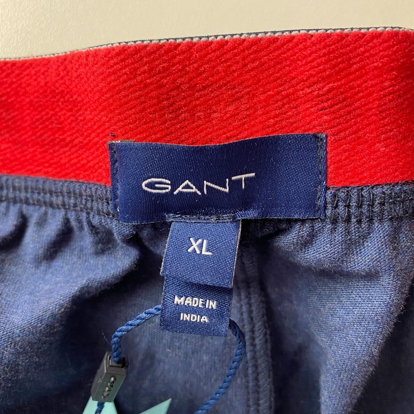 GANT Short de pyjama en sweat bleu coupe régulière taille XL