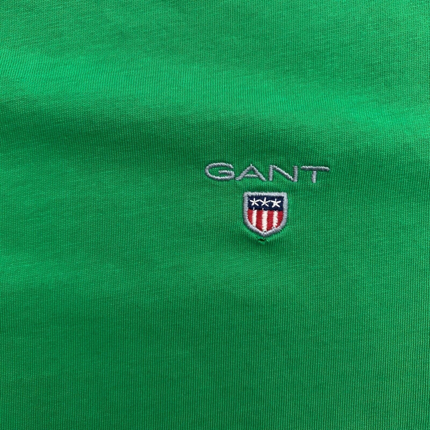 GANT Men Dark Green Original Crew Neck Short Sleeve T Shirt Size S