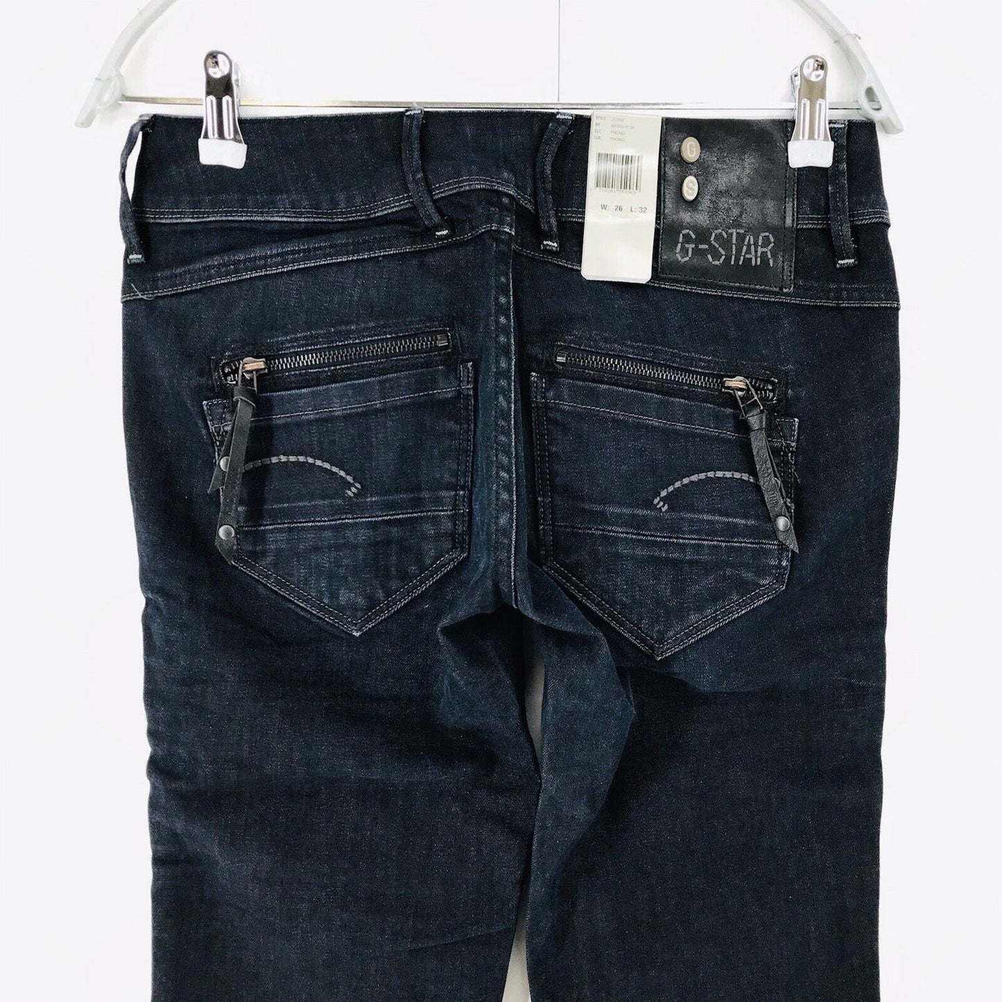 G-STAR RAW FENDER Femme Jean Skinny Bleu Foncé W26 L32