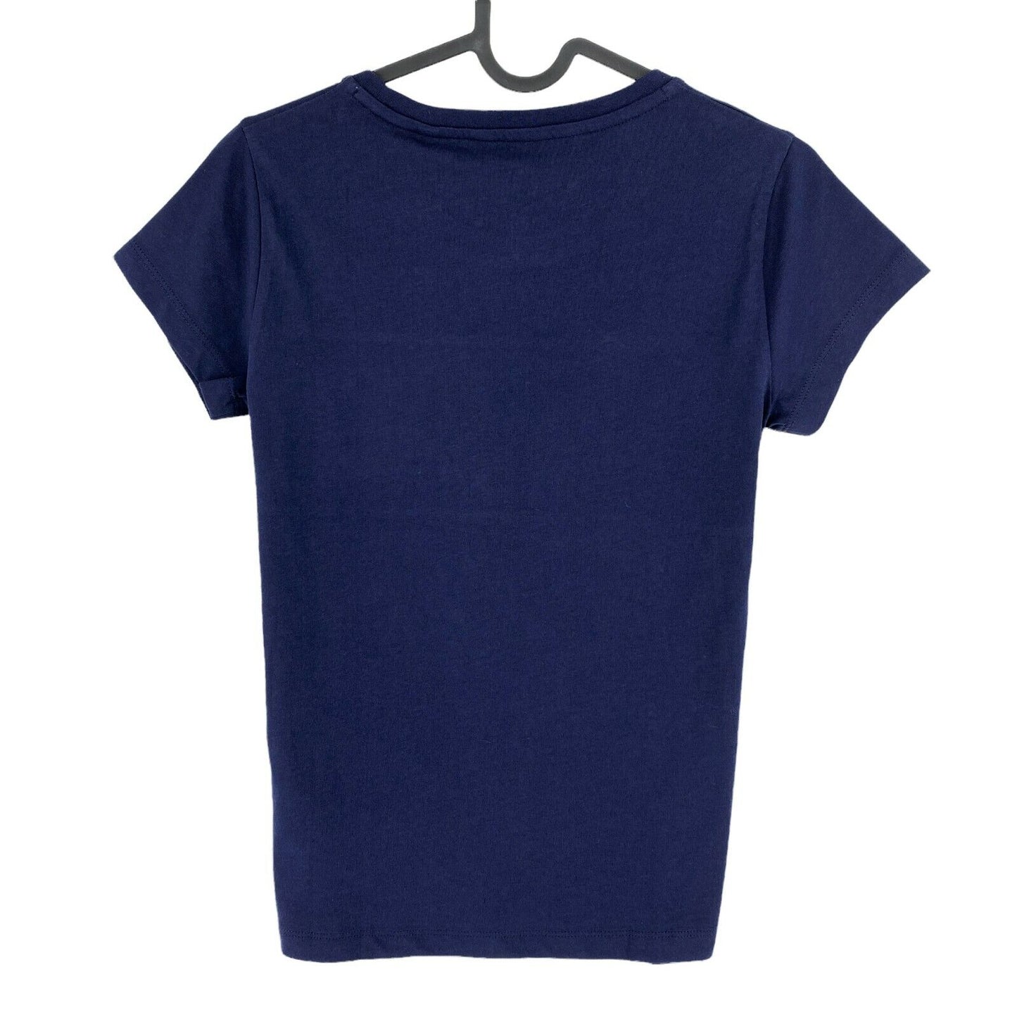 GANT T-Shirt mit Rundhalsausschnitt und Sommerlogo, Marineblau, Größe XS