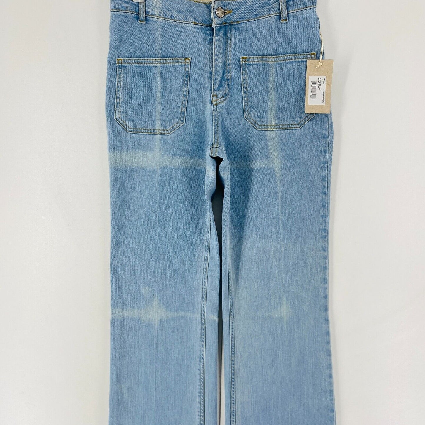 VANESSA BRUNO Women Blue Regular Flared Fit Jeans Size W27