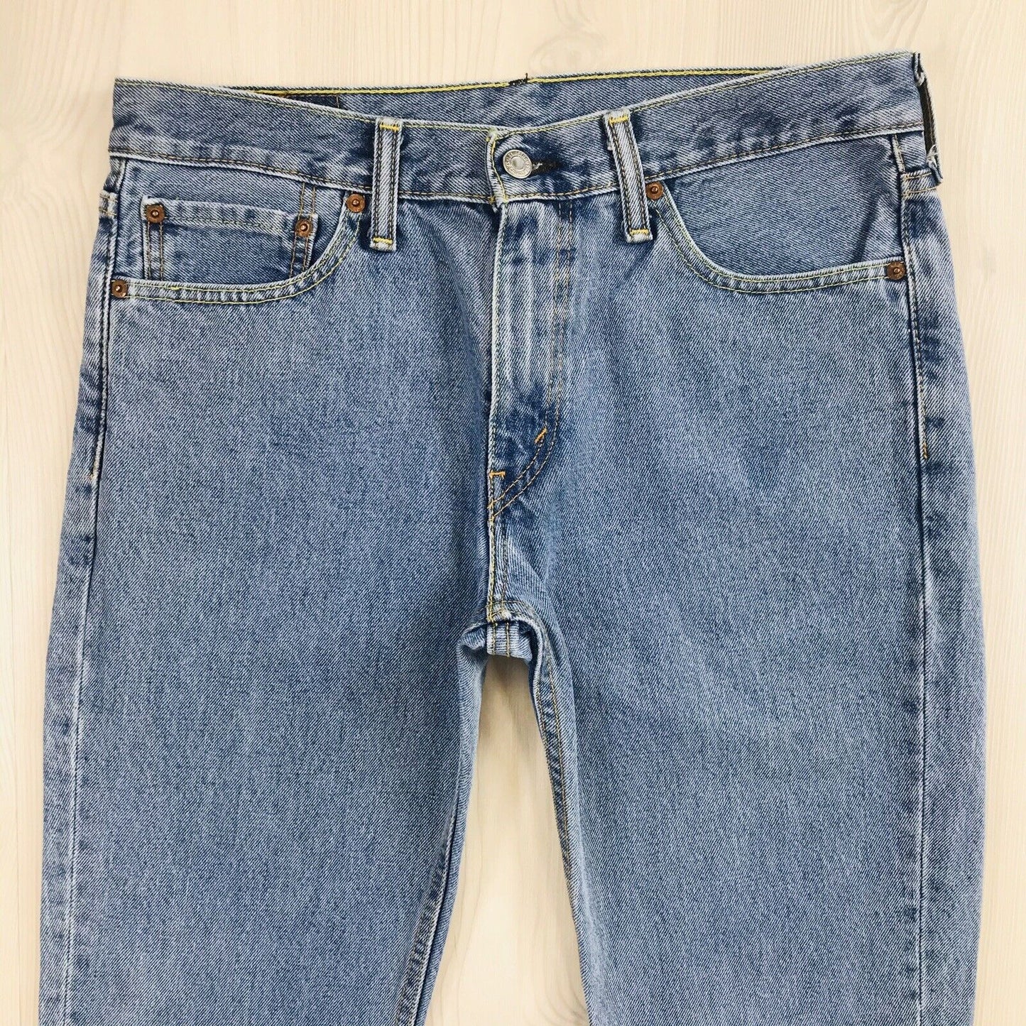 Levi's 511 Blue Slim Fit Ripped Jeans Size W32 L30