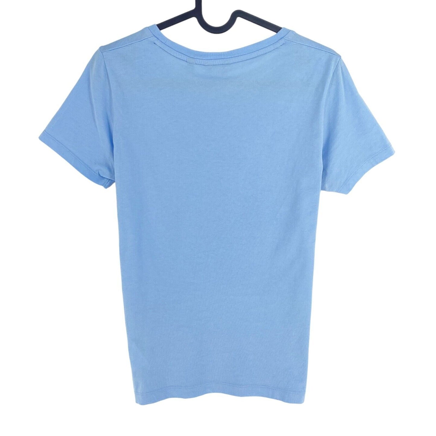 GANT T-Shirt mit Rundhalsausschnitt und Logo, Blau, Größe XS