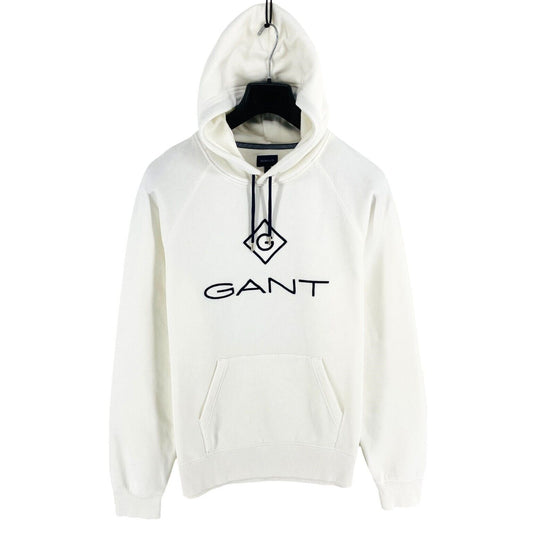 GANT Men White Lock Up Hoodie Sweater Pullover Jumper Size 3XL XXXL