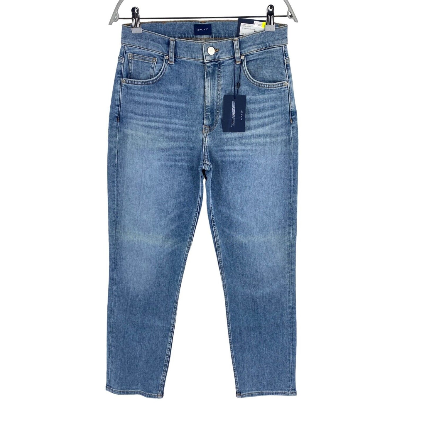 GANT Blaue verkürzte Slim Fit-Jeans, Größe W30