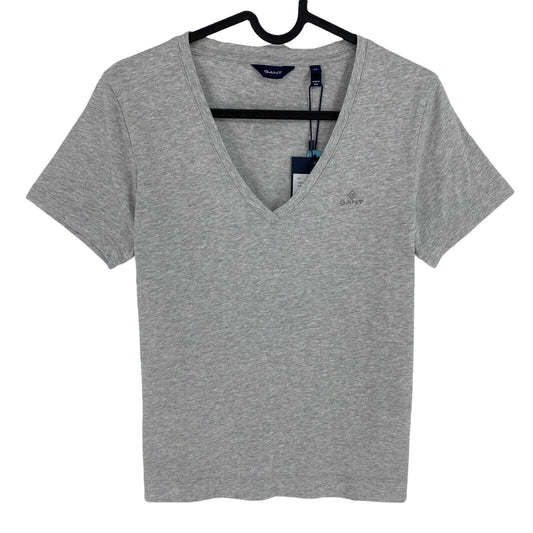 GANT Grey Original V Neck T Shirt Size XS