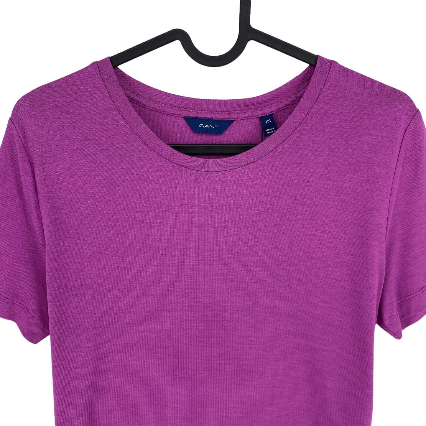 GANT T-shirt à col rond léger violet taille XS