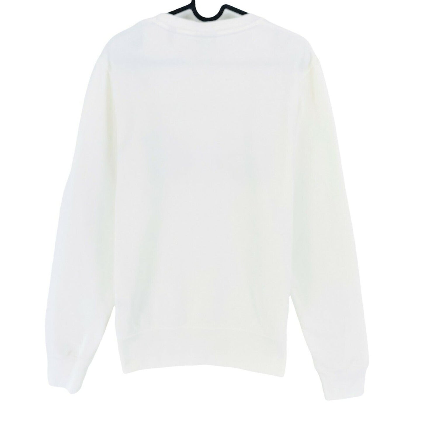 GANT White Logo Crew Neck Sweater Jumper Size S