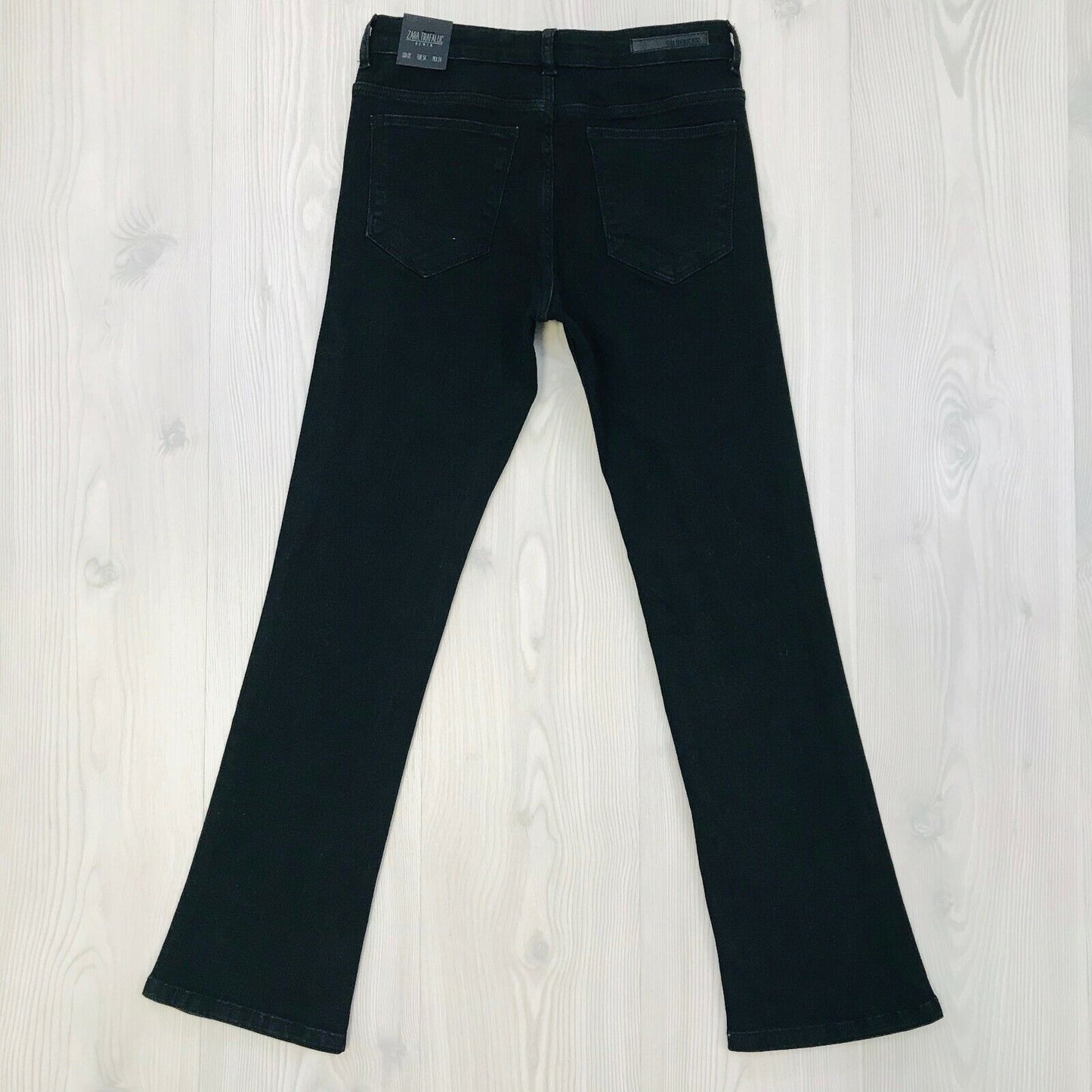 ZARA Trafaluc Women's Black Pants Trousers Jeans Size EUR 34 USA 2 W24