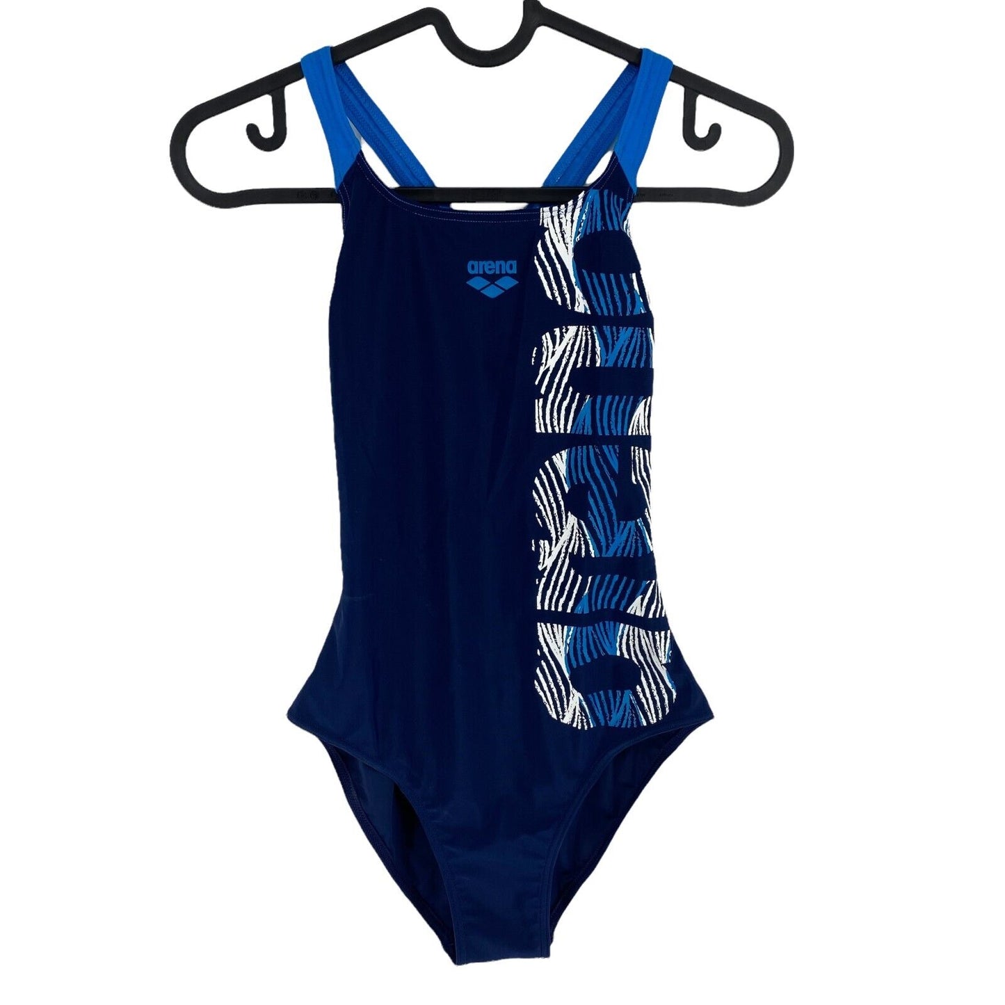 Women`s ARENA Navy Blue Bicolour Pro Back One Piece Swimsuit Size EU 36 UK/US 30