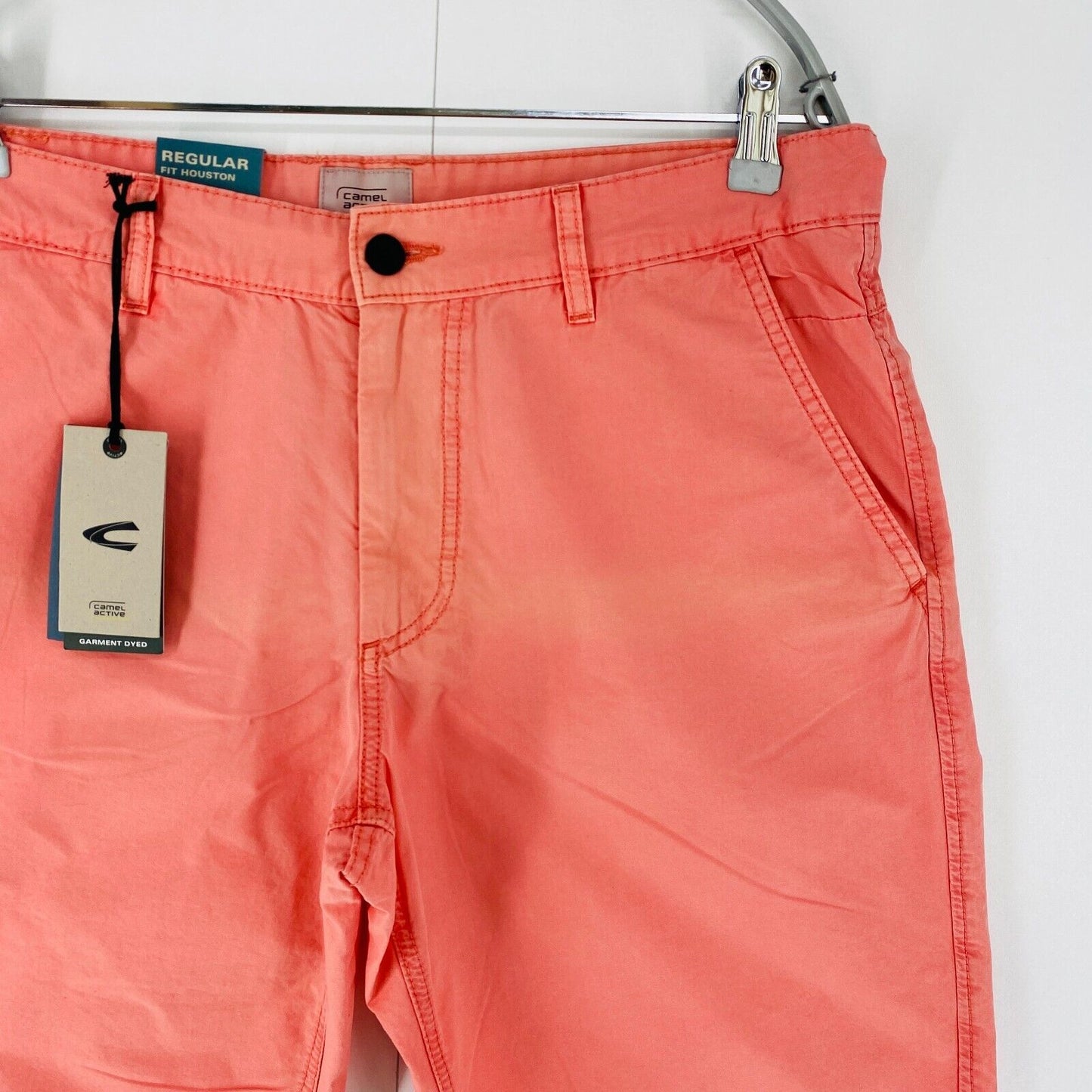 Camel Active HOUSTON Pink Mens Regular Fit Chino Shorts W34