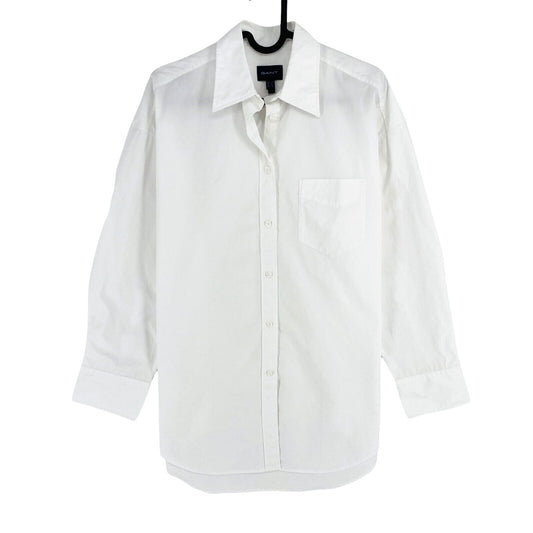 GANT White Oversized Shirt Size EU 34 UK 6 US 4