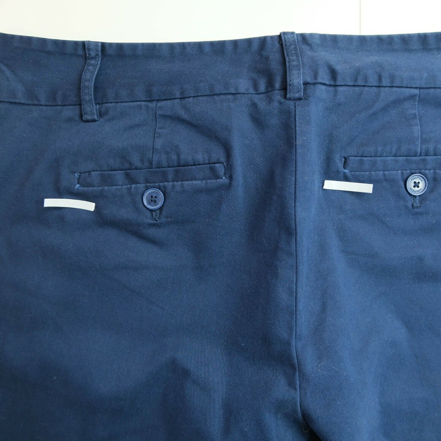 NAUTICA Navy Blue Chino Pants Trousers Size 4 / S