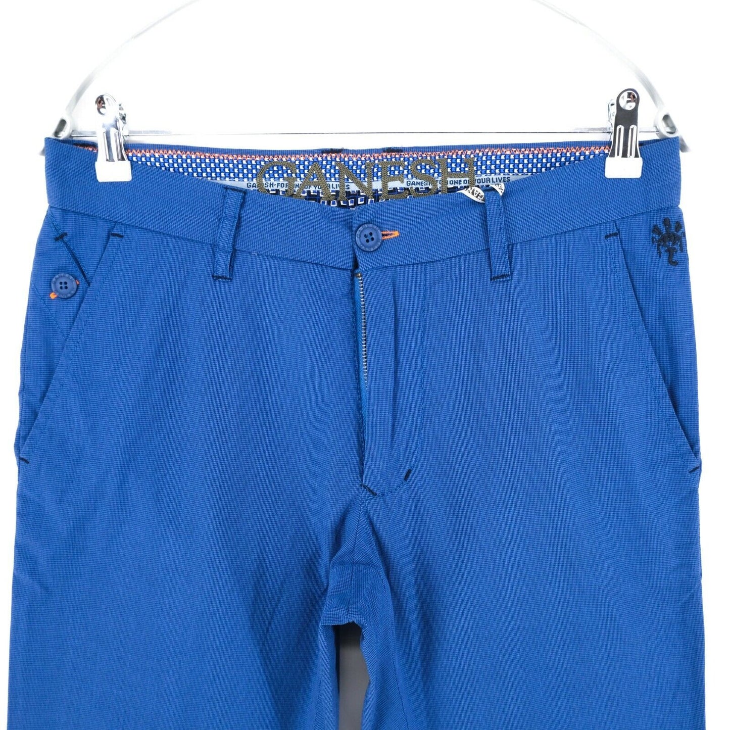 GANESH Blue Chino Pants Trousers Size 30 31 33