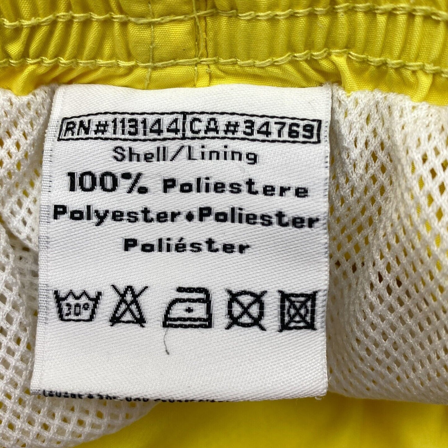 Kappa Yellow Activewear Shorts Size XL