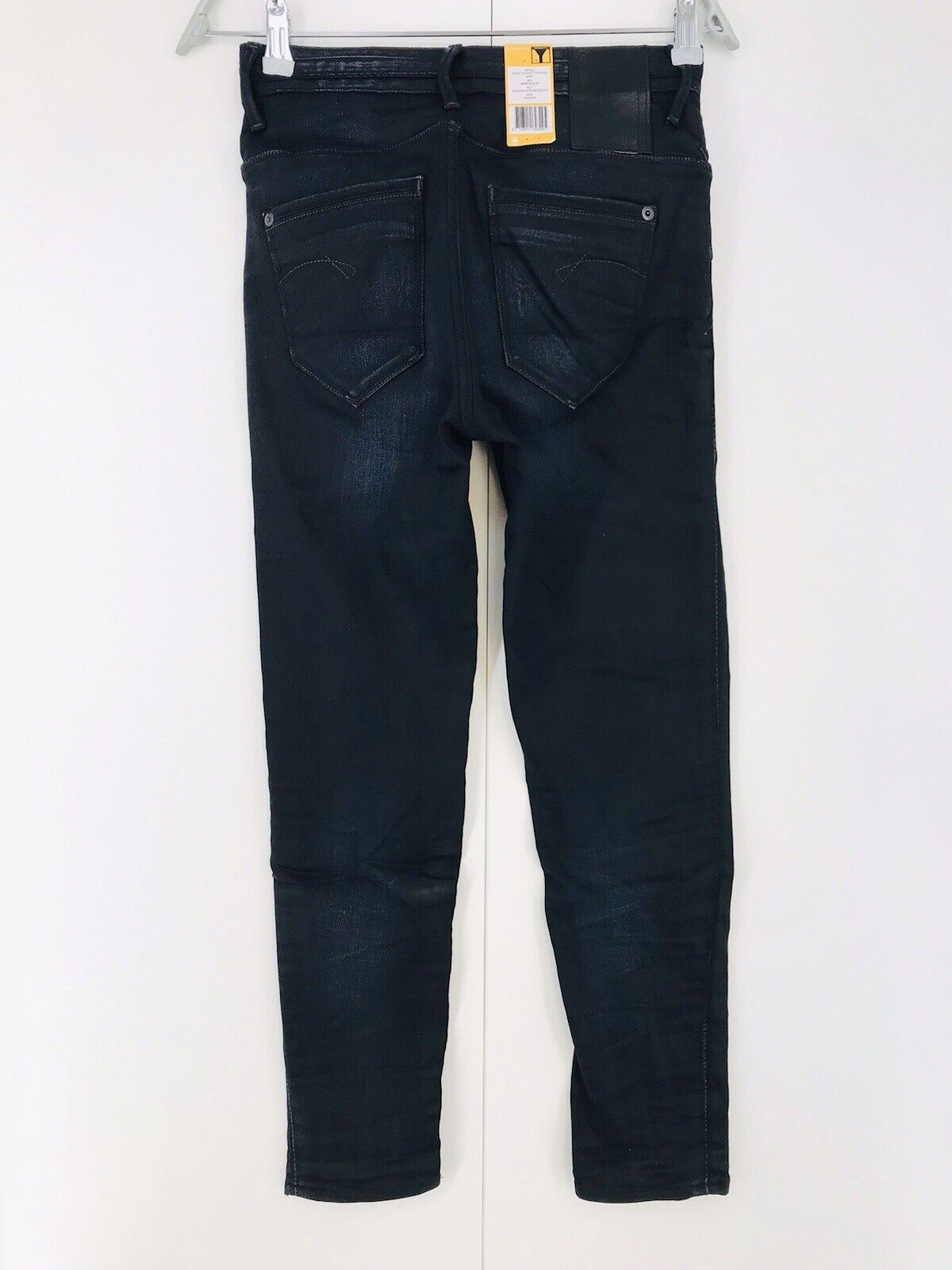 G-STAR RAW MIDGE DUMONT Women Dark Blue Tapered Fit Jeans W24 L30