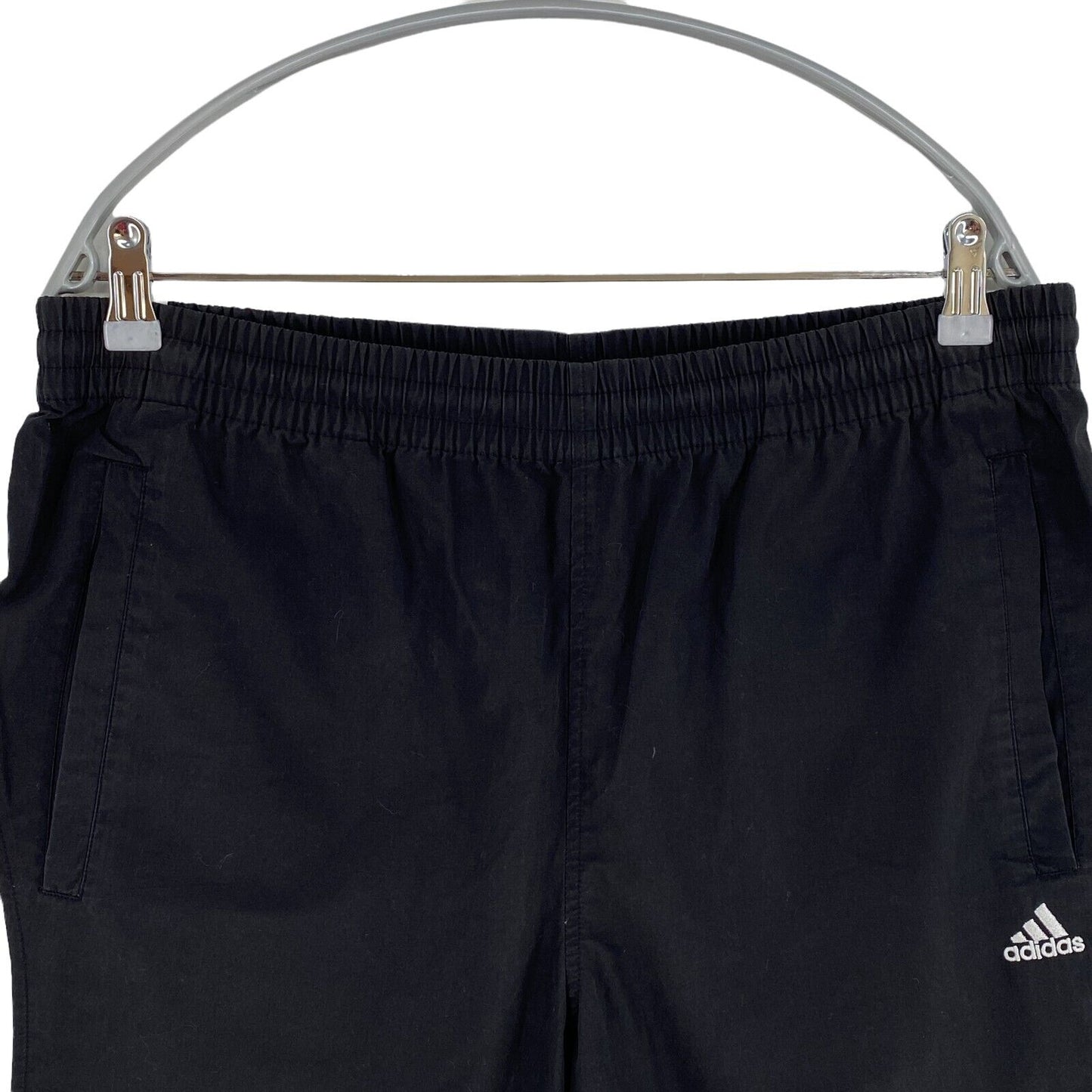 adidas Black Cotton Blend Activewear Shorts Size M W32