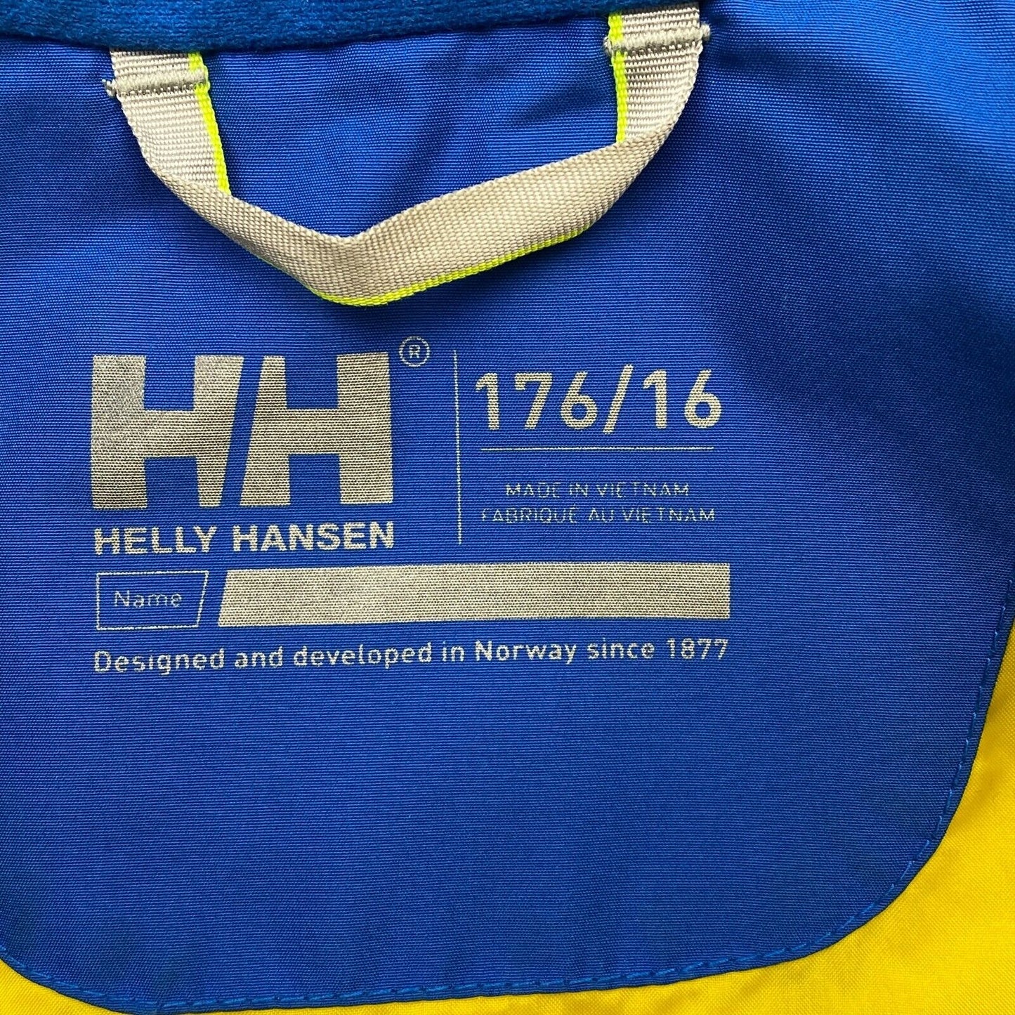 HELLY HANSEN Blaue Jacke Größe 176cm 16 Jahre