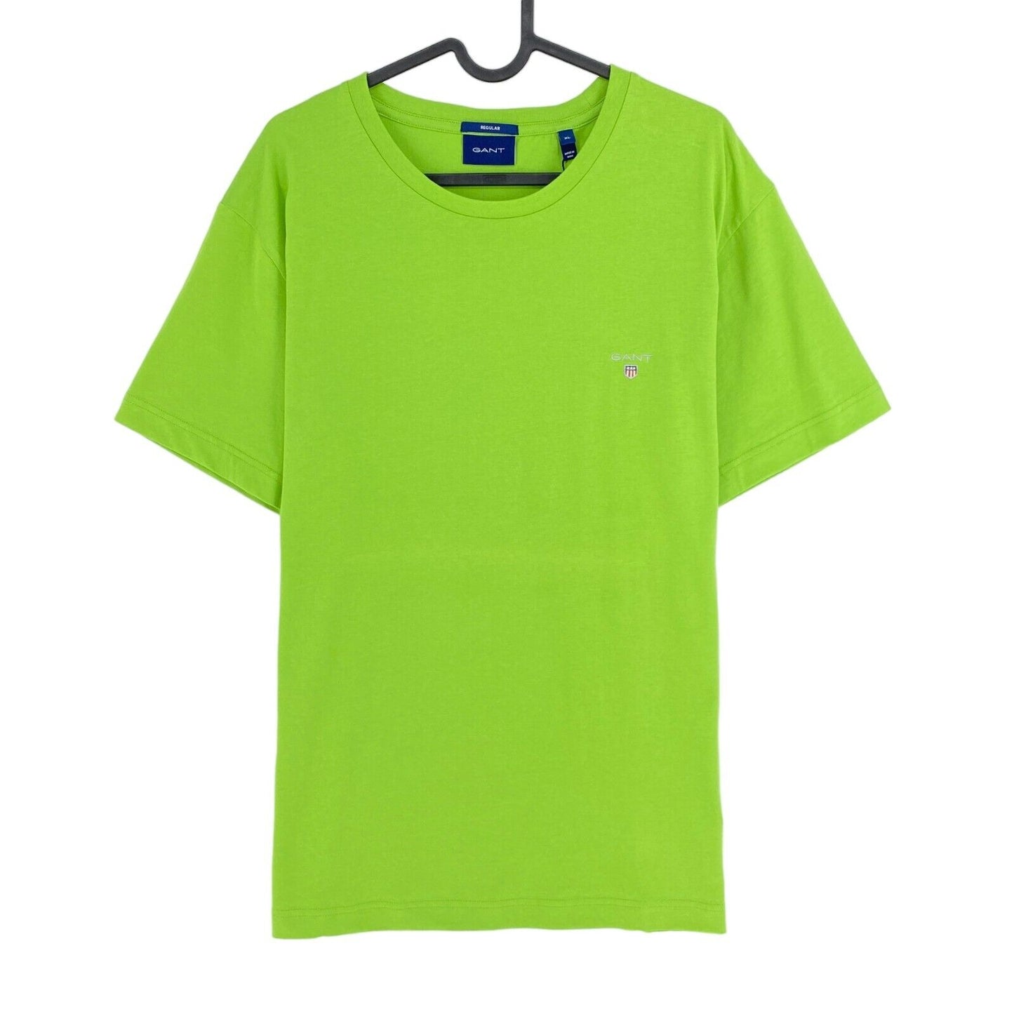 GANT Green Original Regular Fit Crew Neck T Shirt Size XL