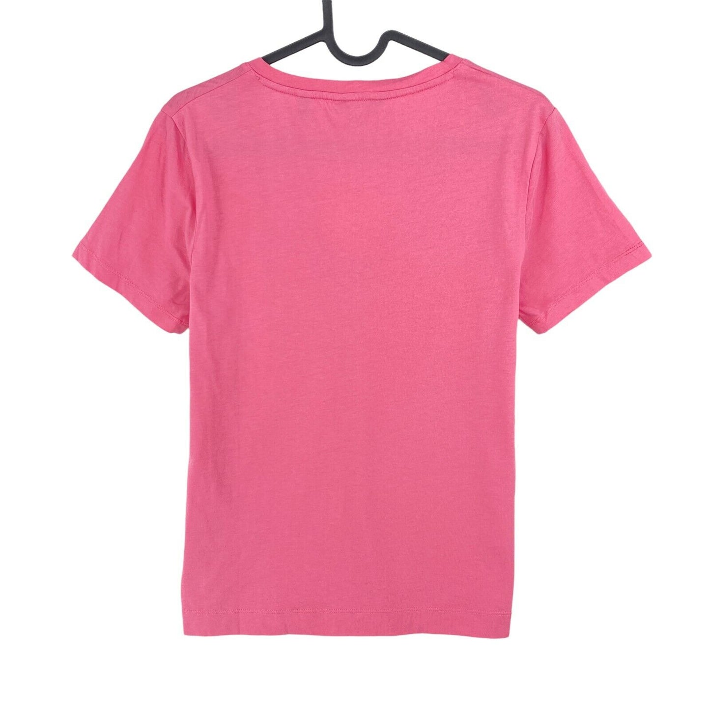 GANT Pink V Neck T Shirt Top Size S