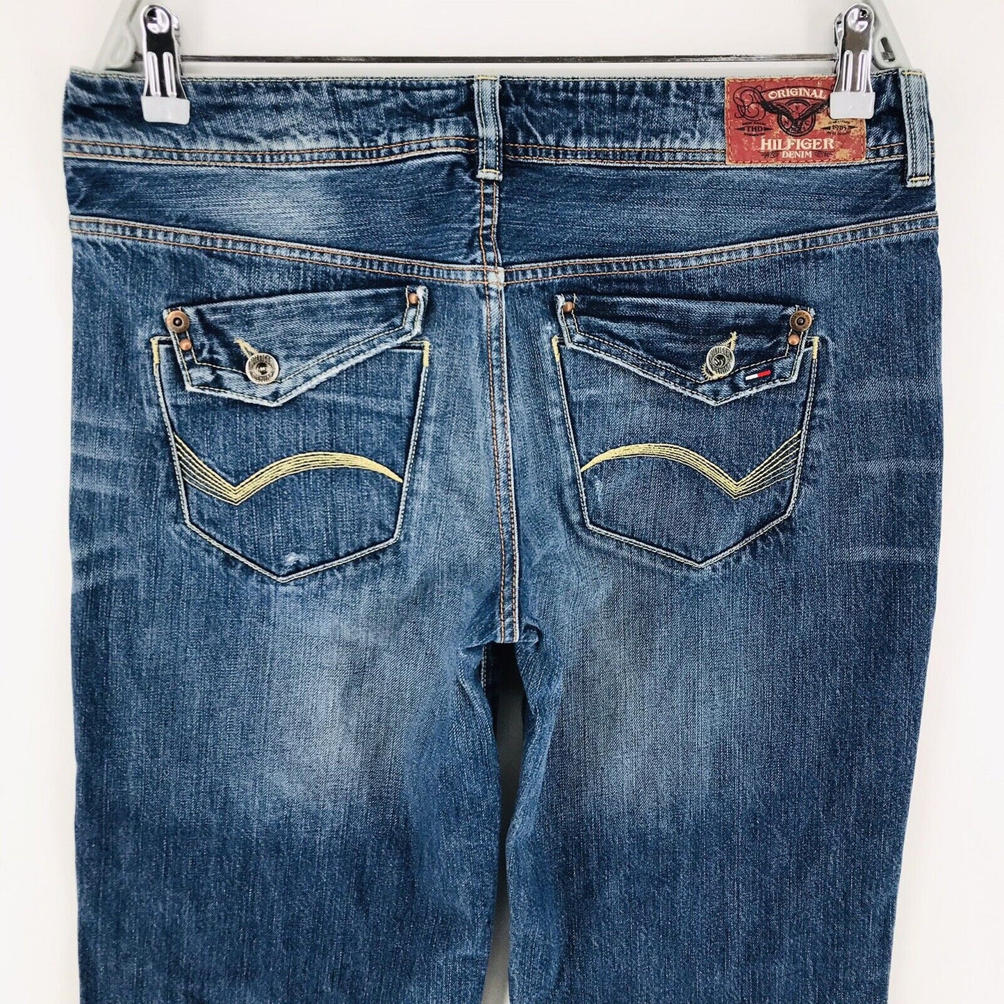 Tommy Hilfiger HERITAGE CASSIE Women Blue Relaxed Straight Fit Jeans W30 L36