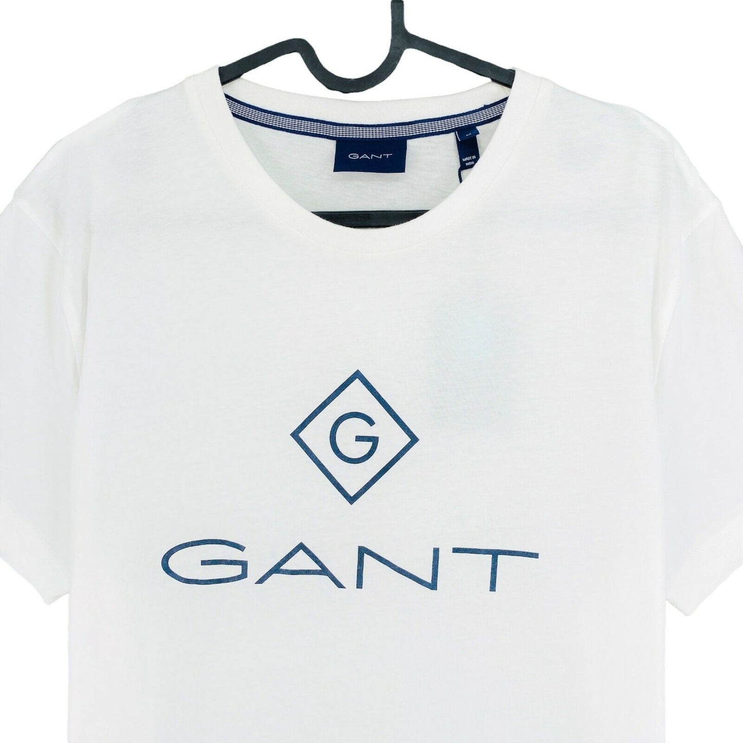 GANT T-shirt à col rond blanc Lock Up taille M