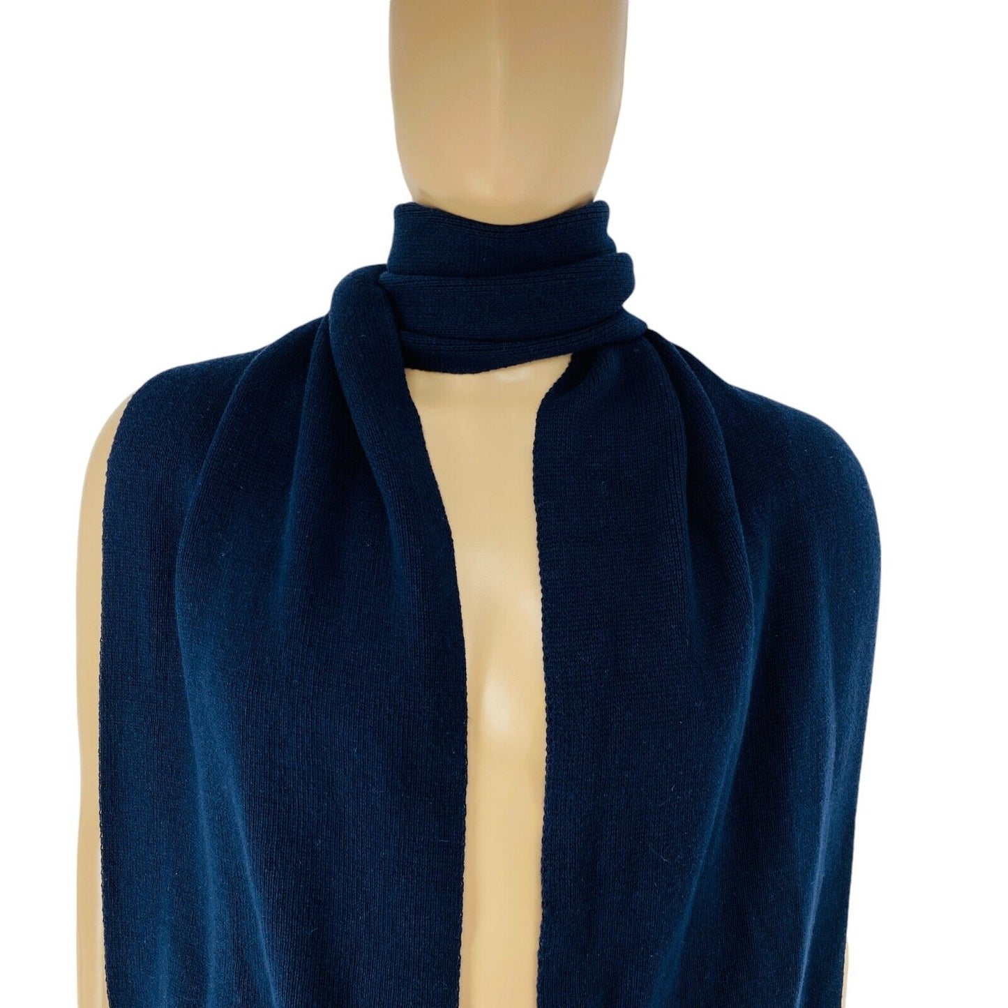 CAMEL ACTIVE Mens Dark Blue Cotton Knit Scarf Shawl One Size