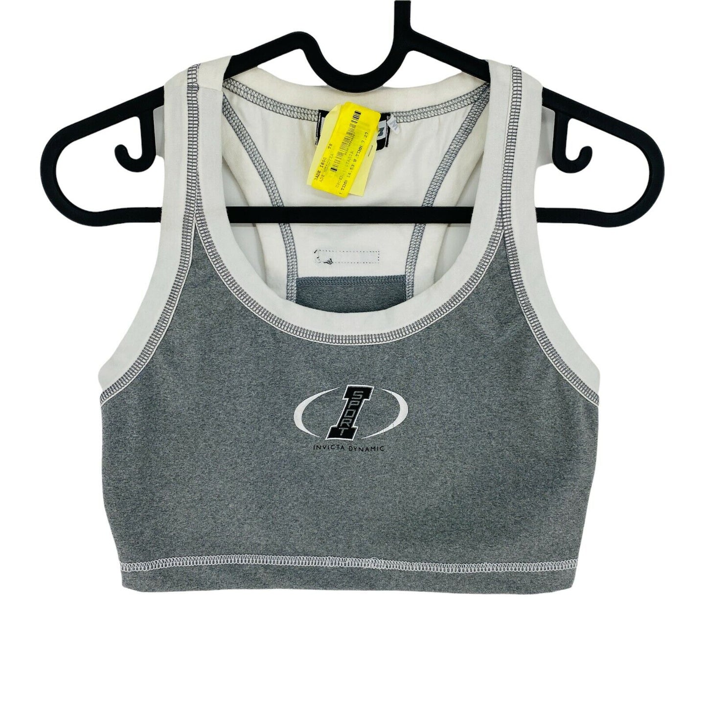 INVICTA Light Grey Sports Bra Size M