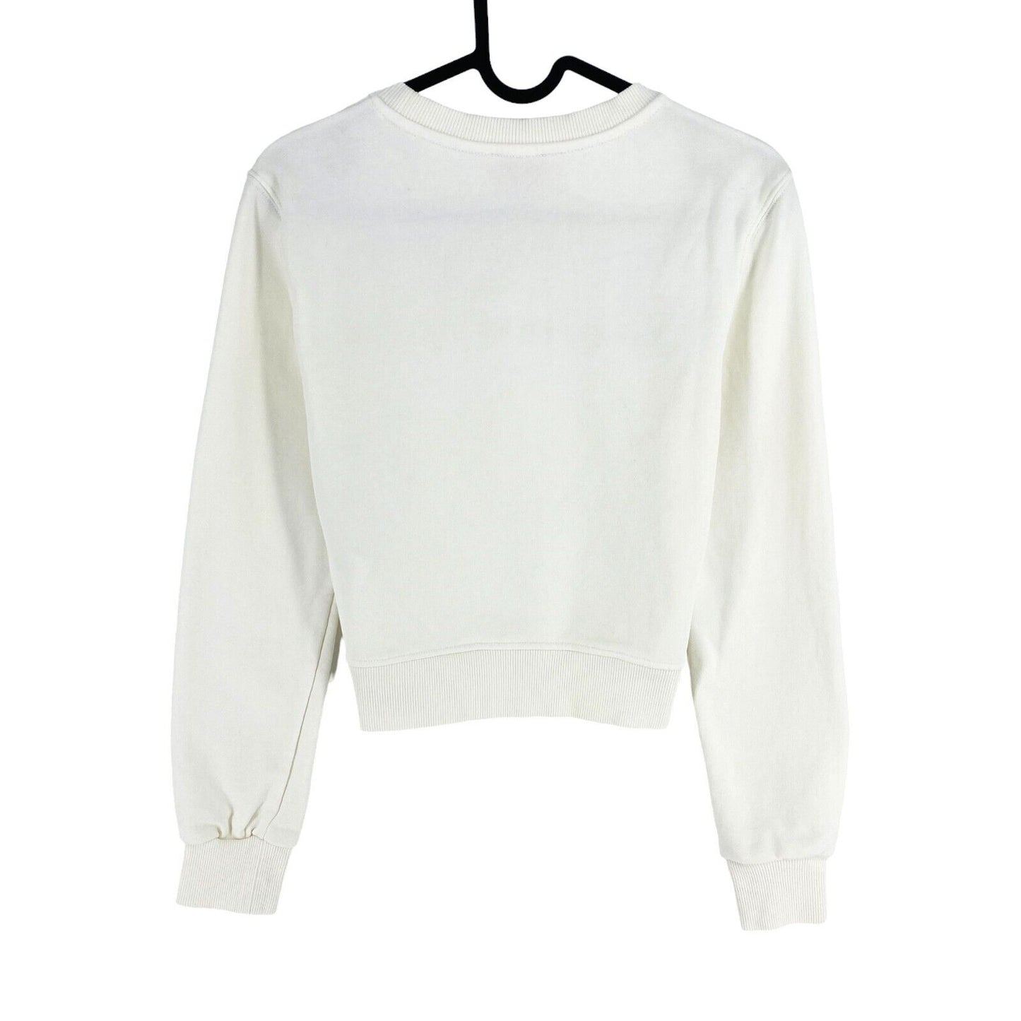 DIESEL Girls White Logo Crew Sweater Size 16 Years