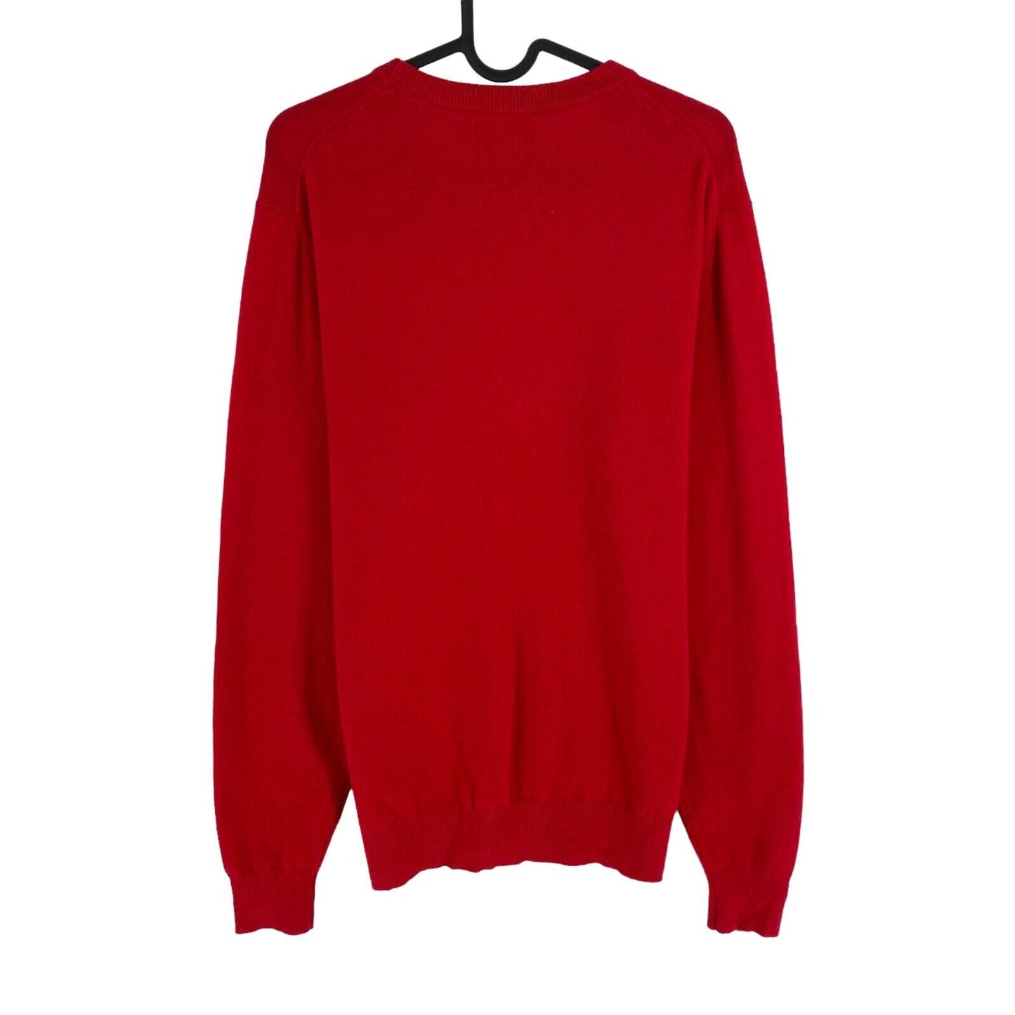 GANT Red 100% Wool Crew Neck Sweater Jumper Size M