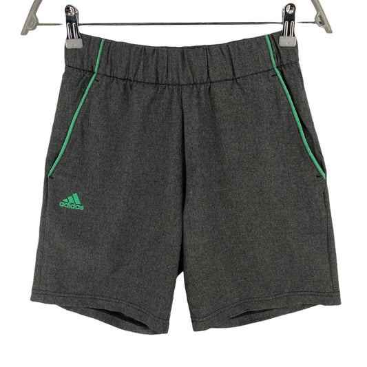 Adidas Climalite Boys Dark Grey Tennis Athletic Shorts Size 11 -12 Years