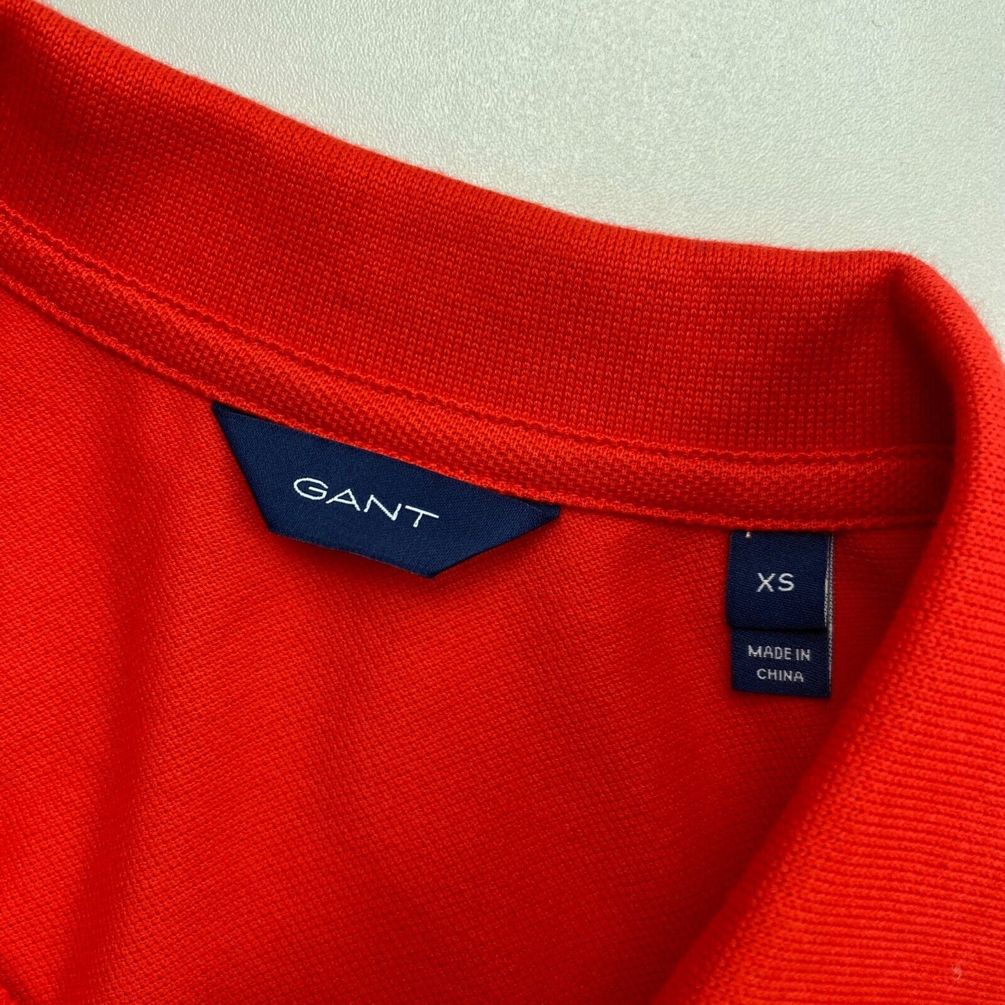 GANT Red Pique Short Sleeves Polo Shirt Dress Size XS