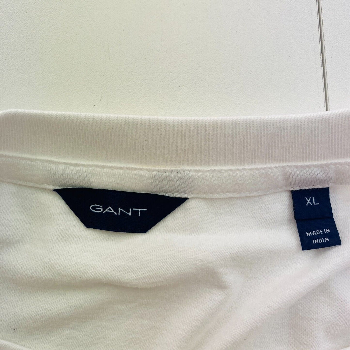 GANT Women White Rope Icon Crew Neck T Shirt Size XL