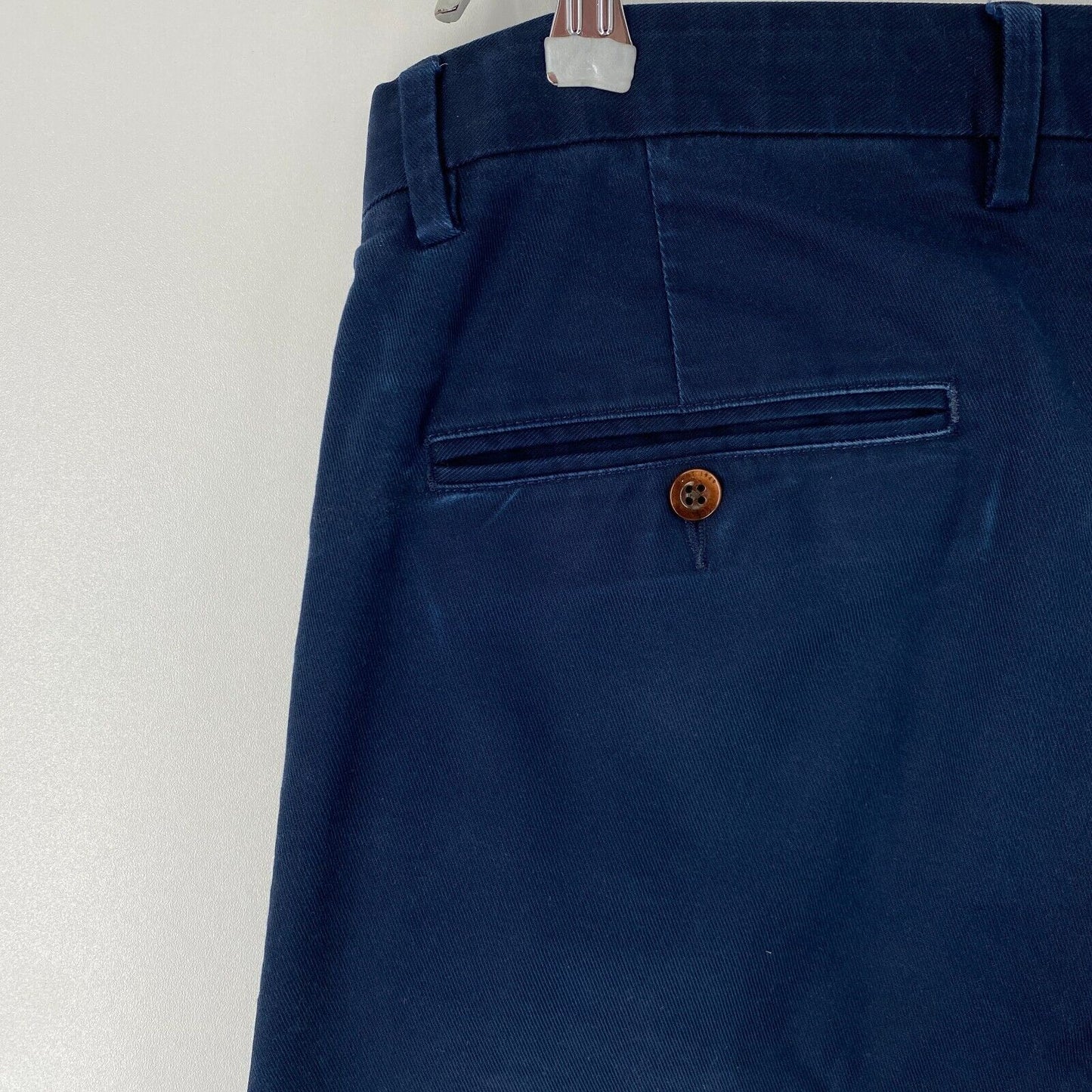 GANT Dark Blue Mens Skinny Fit Chino Trousers Size W32 L34