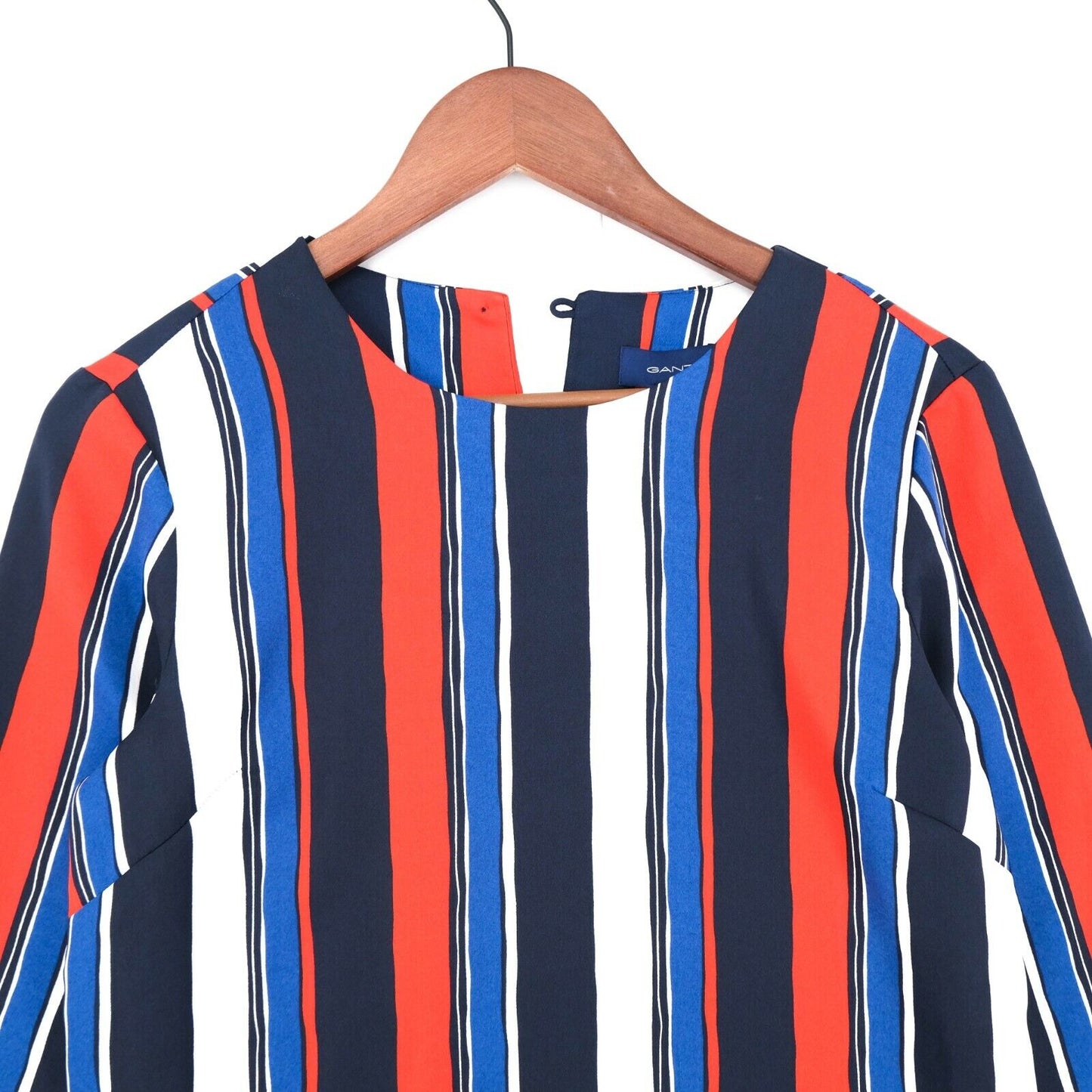 GANT Blue Preppy Stripe Relaxed Top Blouse Size EUR 34 UK 8 US 4