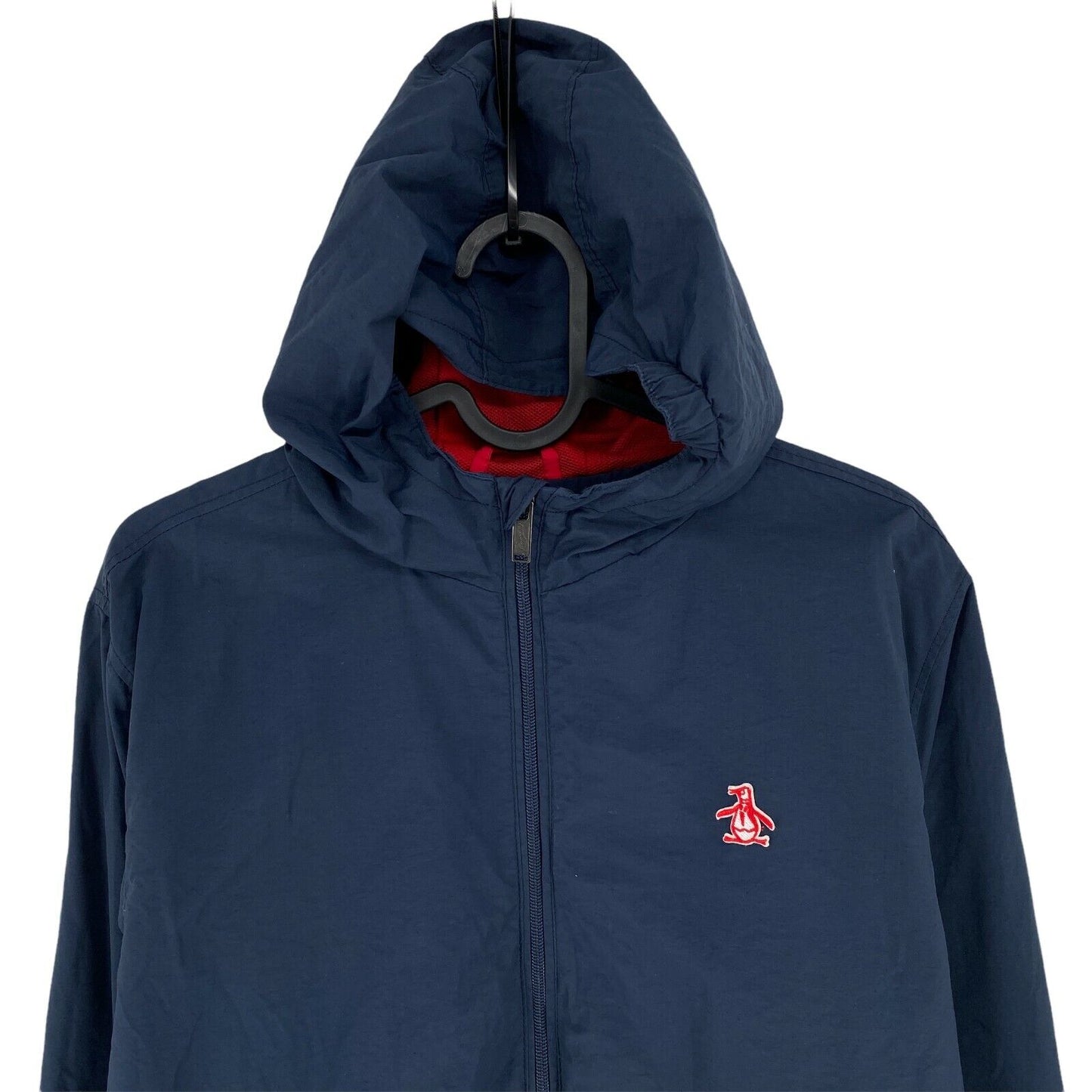 Penguin Navy Blue Cotton Blend Hooded Jacket Size 14-15 Years