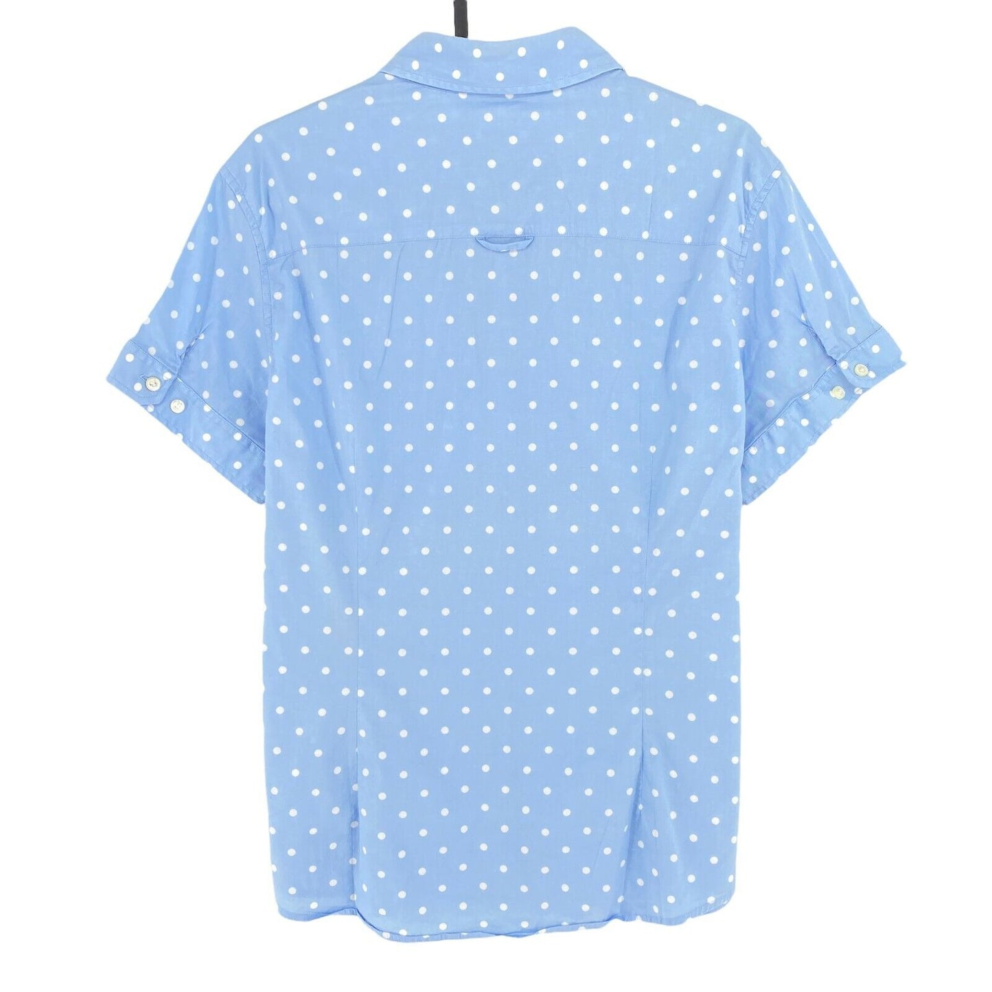 GANT Light Blue Polka Dot Short Sleeves Shirt Size EU 44 UK 18 US 14